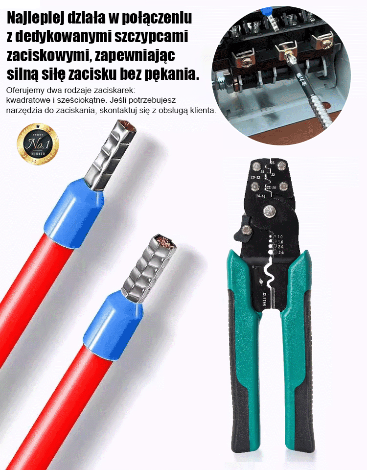 [800 PC] Kup terminale i wysyłaj szczypce