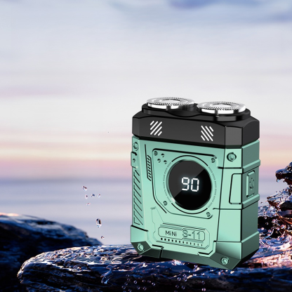 【1S Clean Shave】Dwugłowicowa szybka maszynka do golenia Hardman Mecha