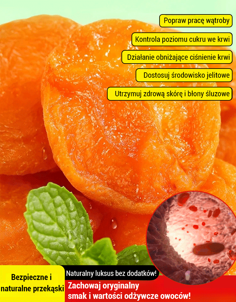 Suszone morele Shinshu Chikuji w Japonii - niesłodzone