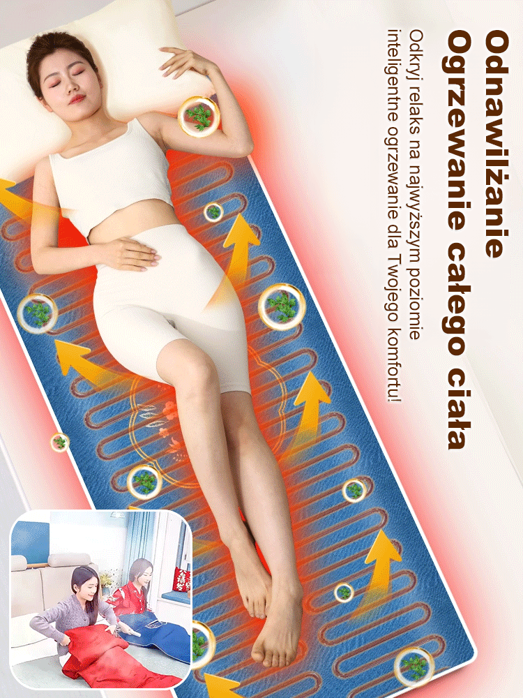 Inteligentne ogrzewanie termoelektryczne Koc Elvet