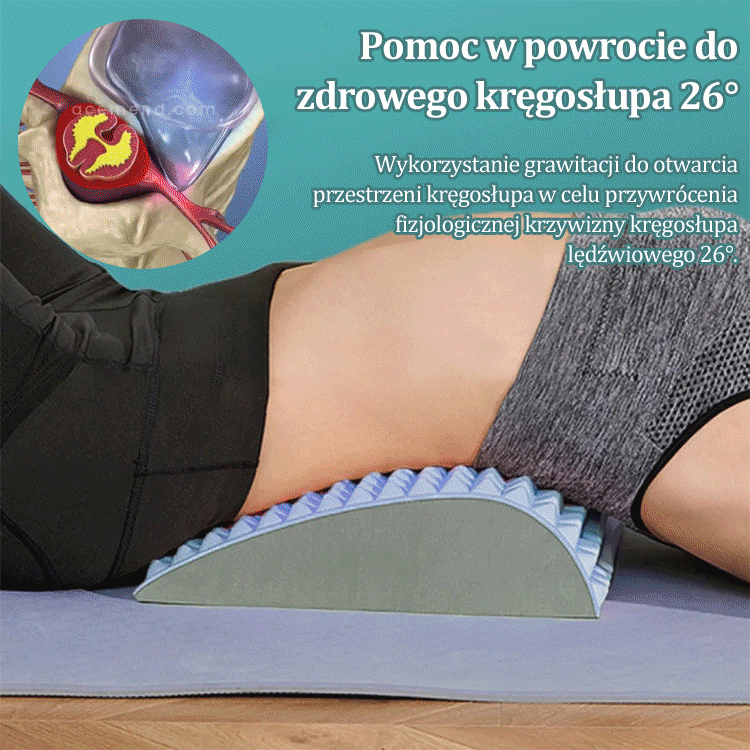 Przenośny lędźwiowy masażer korekcyjny