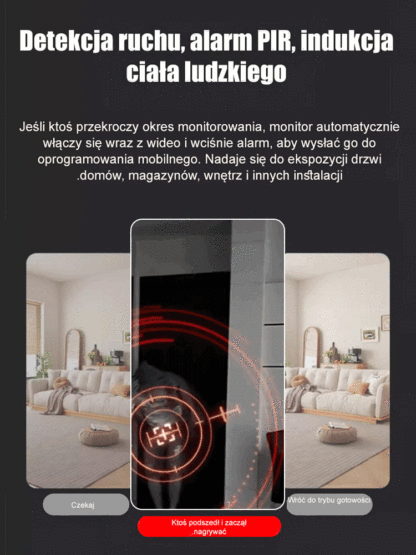 Wybuchowa domowa kamera typu kocie oko