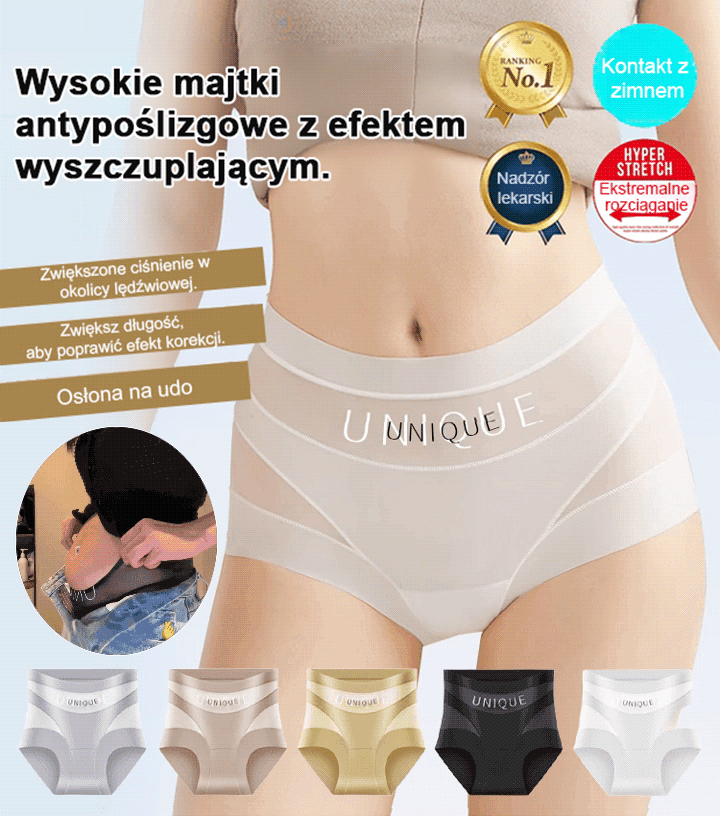 Podwójna warstwa koronkowych majtek modelujących, cienkie i bezszwowe