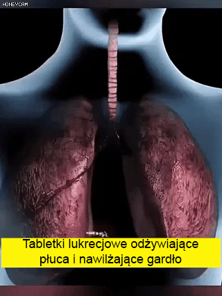 Tabletki z lukrecją na płuca i gardło