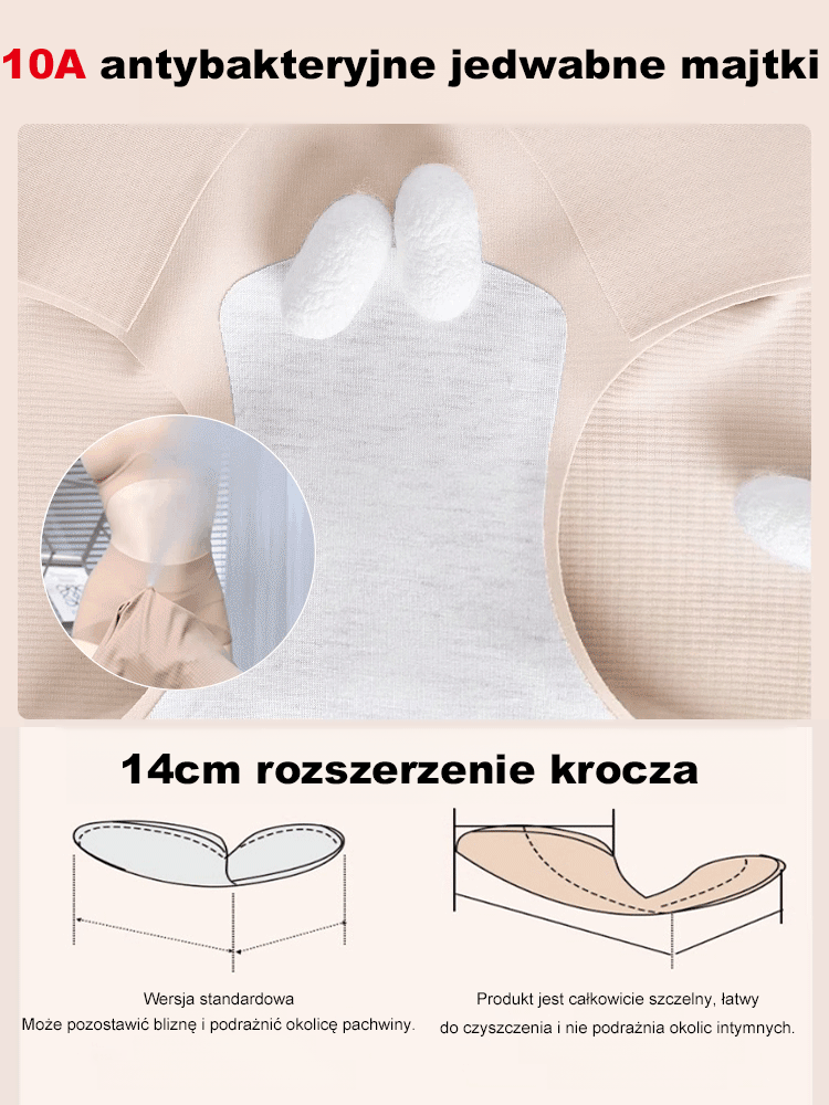 Ultracienkie spodnie bez śladów