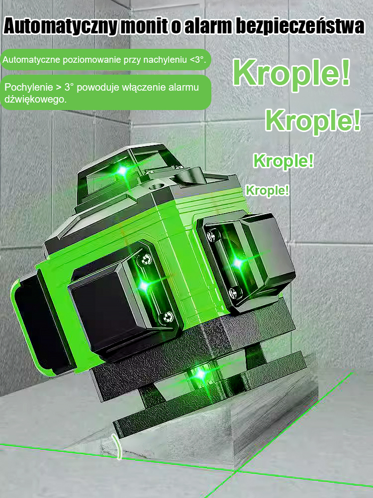 Poziomica laserowa o wysokiej precyzji do cienkich linii