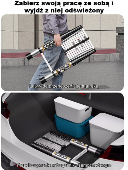 Wielofunkcyjne drabiny wyciągające