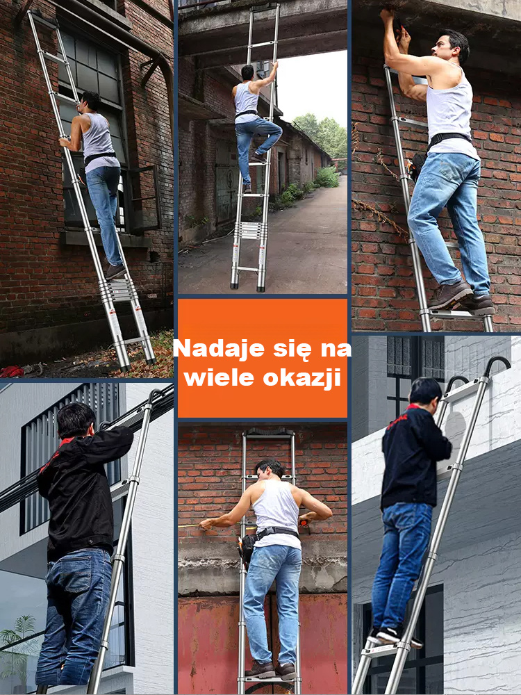 Wielofunkcyjne drabiny wyciągające