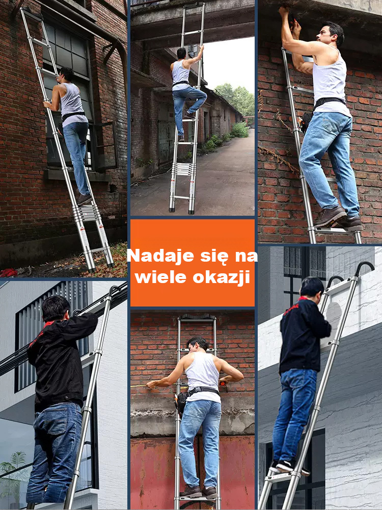 Wielofunkcyjne drabiny wyciągające