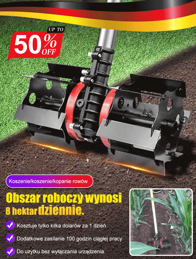 Specjalne koło wielofunkcyjne do kosiarki -Koło wielofunkcyjne do spulchniania i pielenia gleby