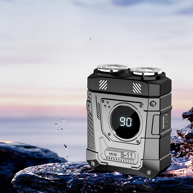 【1S Clean Shave】Dwugłowicowa szybka maszynka do golenia Hardman Mecha