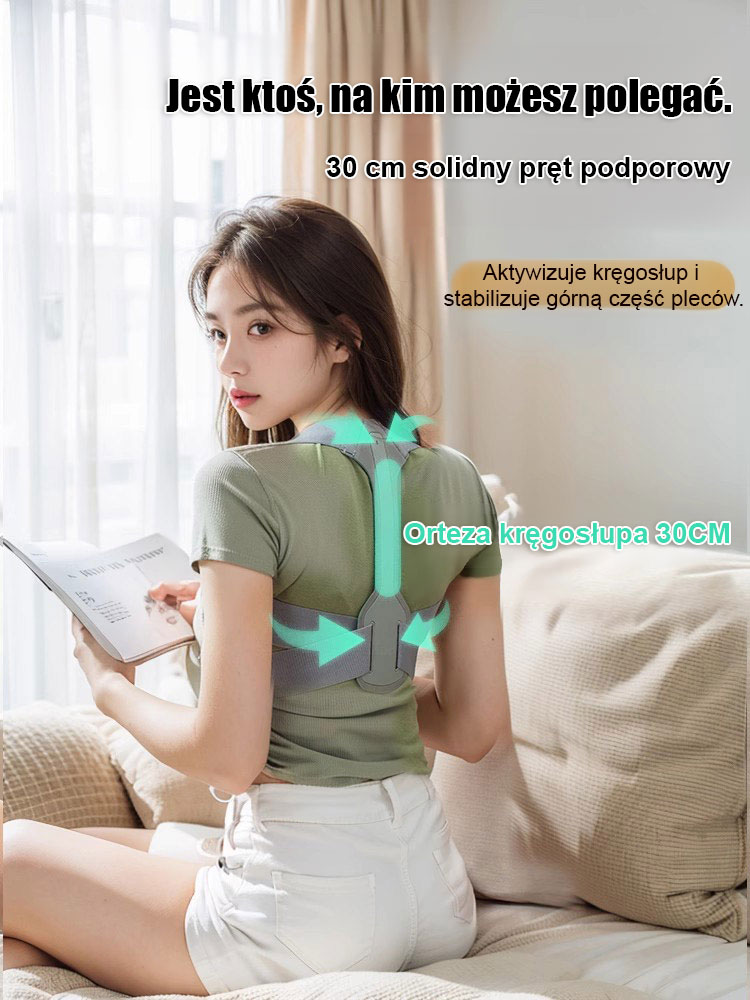 Japoński niewidoczny korektor garbienia się