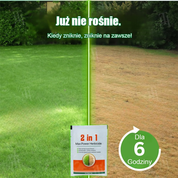 Dwuskładnikowy silny środek chwastobójczy.
