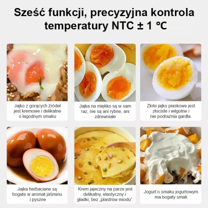 Domowy mały inteligentny podgrzewacz do jajek.