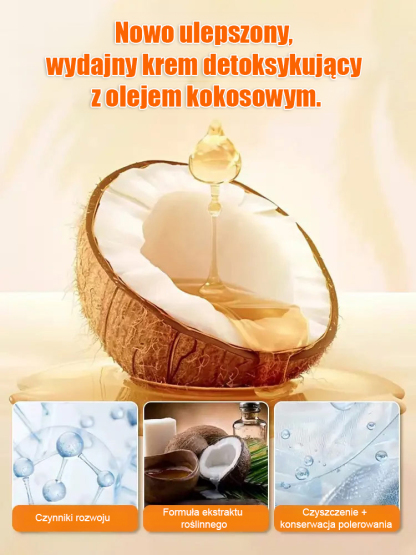 Olej kokosowy jest silnym odplamiaczem