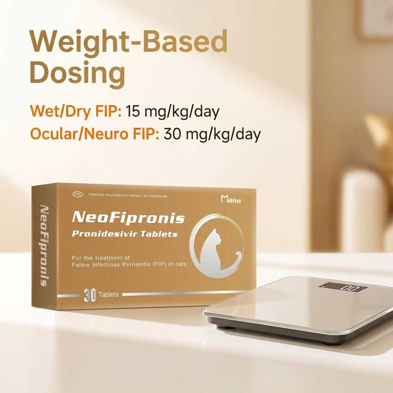 NeoFipronis® 30mg GS-441524 Tablets for Cats with FIP