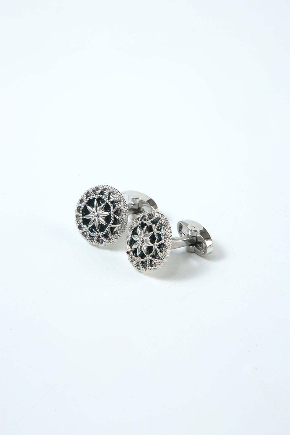 Men's Black Sparkly Cufflinks for Tuxedo Shirts