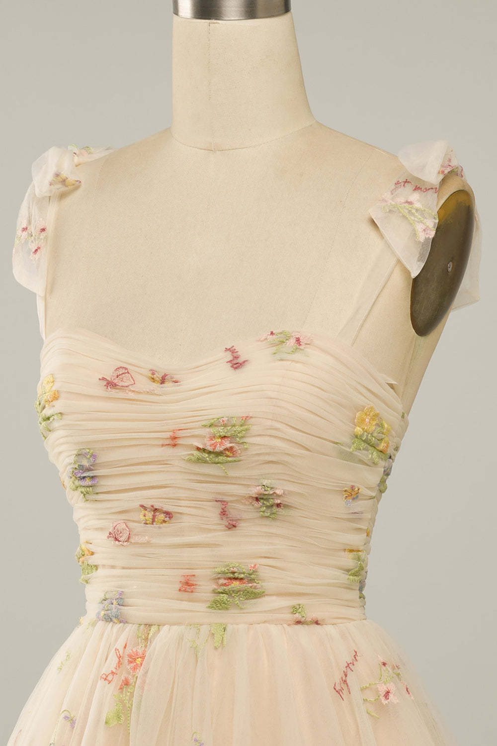 Cute A Line Green Spaghetti Straps Short Cocktail Dress With Embroidery