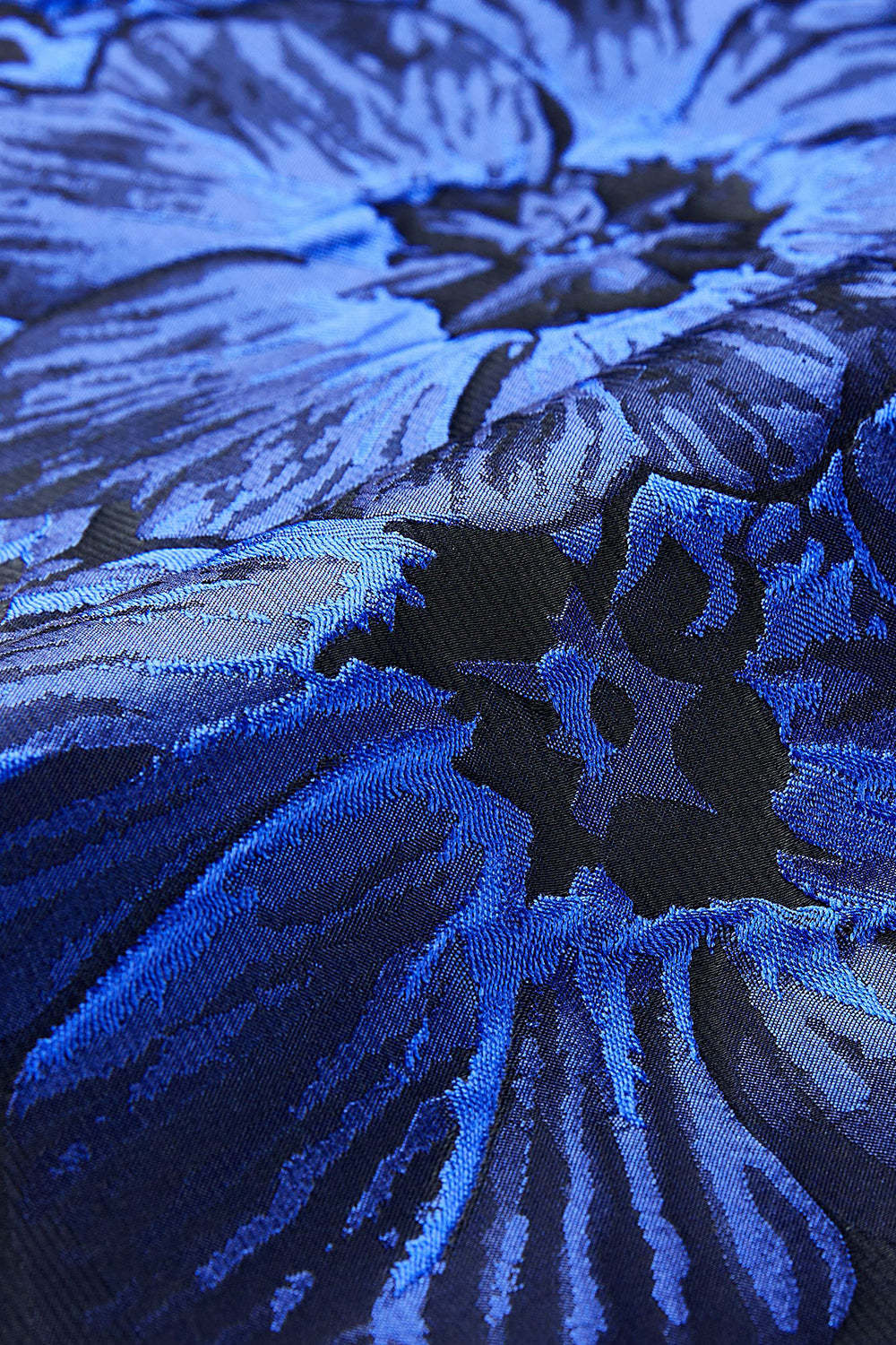 Royal Blue Jacquard Peak Lapel Prom Blazer for Men
