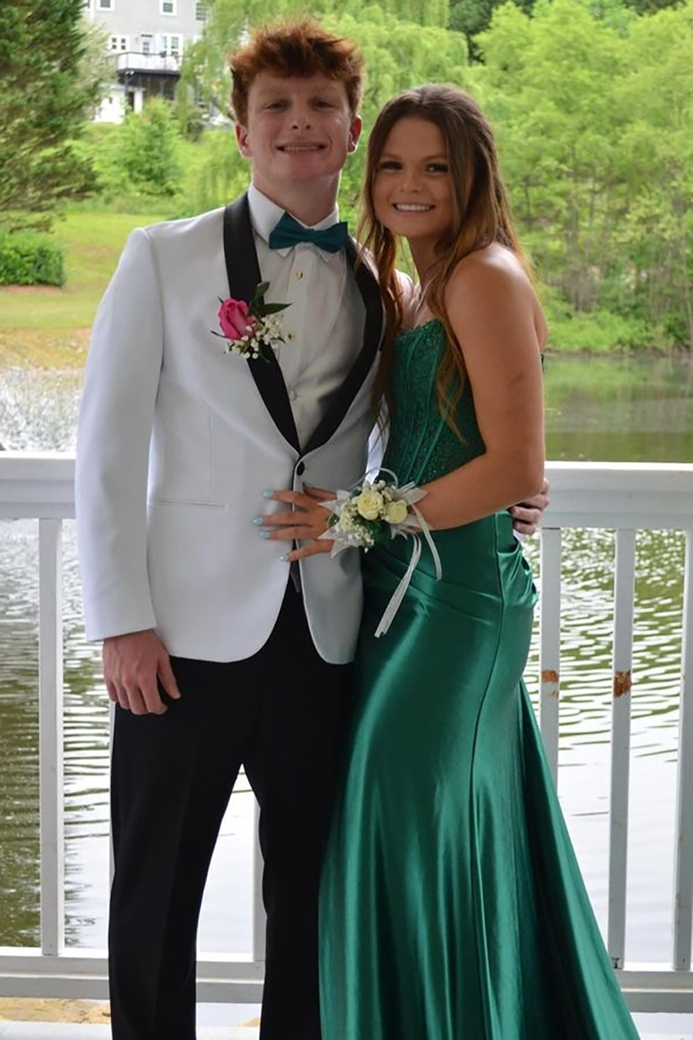 White Men's One-Button Party Blazer with Shawl Lapel