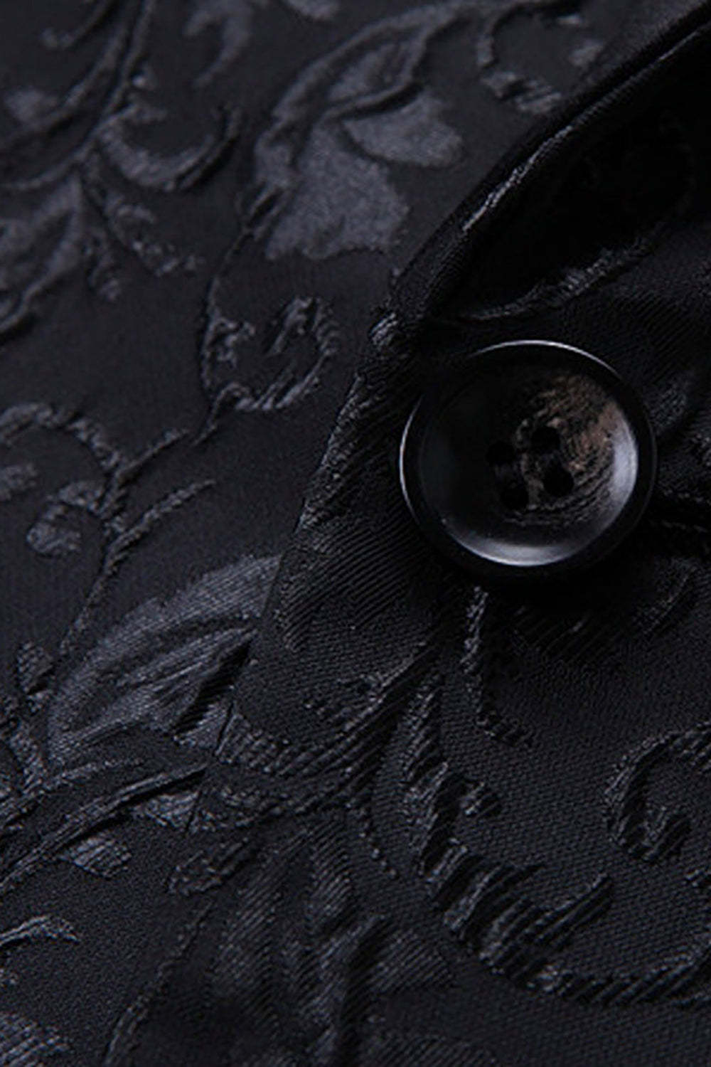 Men's 2-Piece Suits with Black Jacquard Shawl Lapel