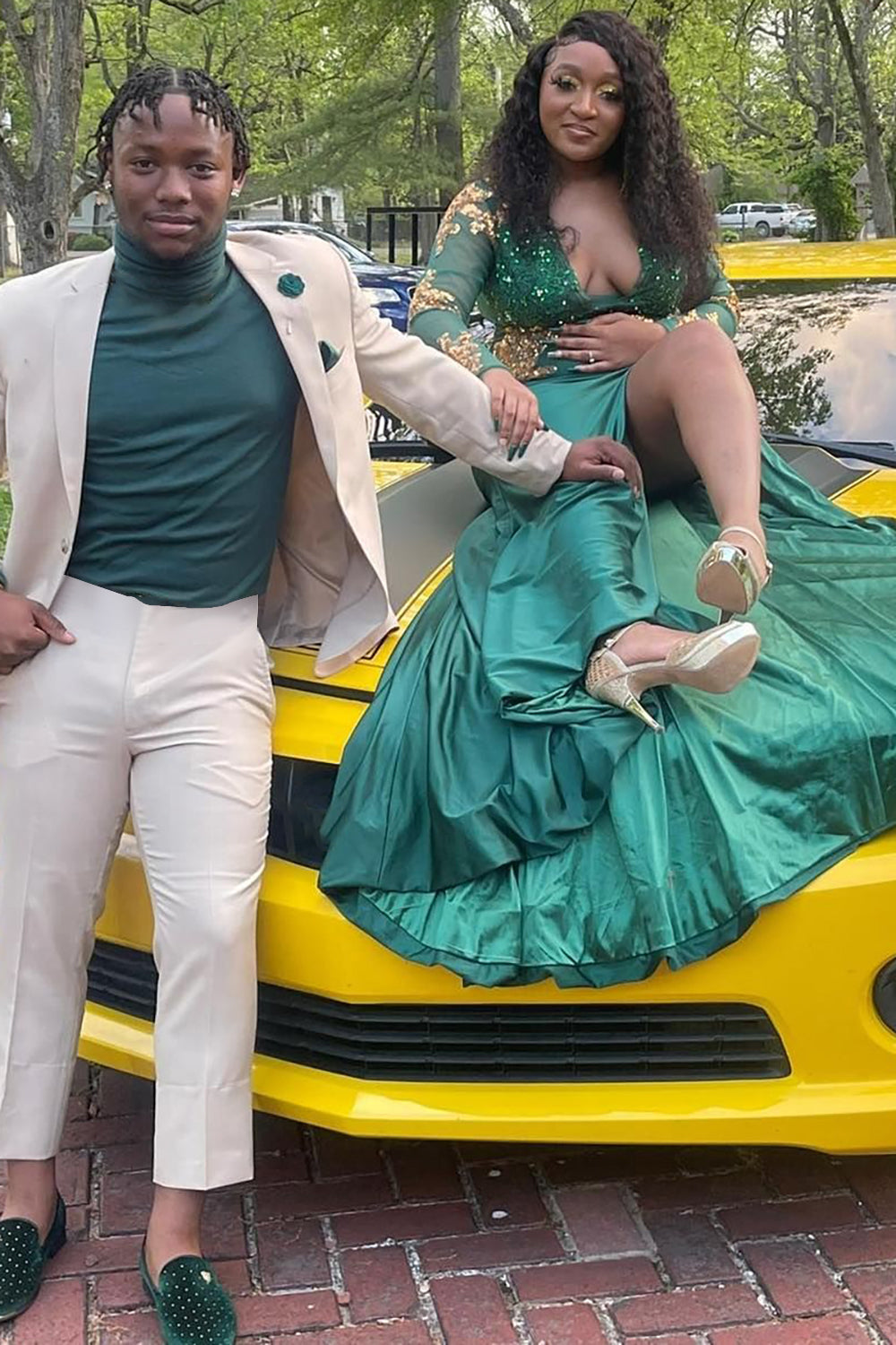 Men's Prom Suits with Ivory Notched Lapel in 2 Pieces