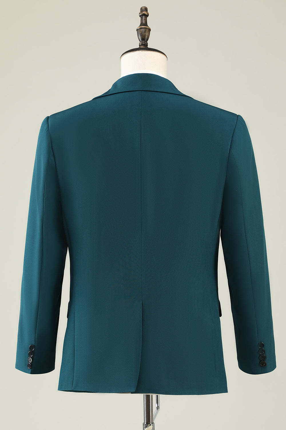 Men's Prom Suits with Dark Green Notched Lapel in 3 Pieces