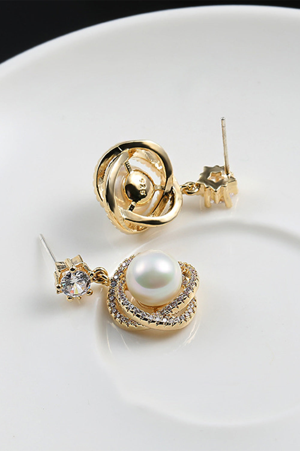 Pearl Beaded Earrings
