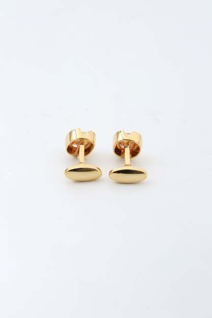 Men's Golden Tuxedo Shirt Cufflinks