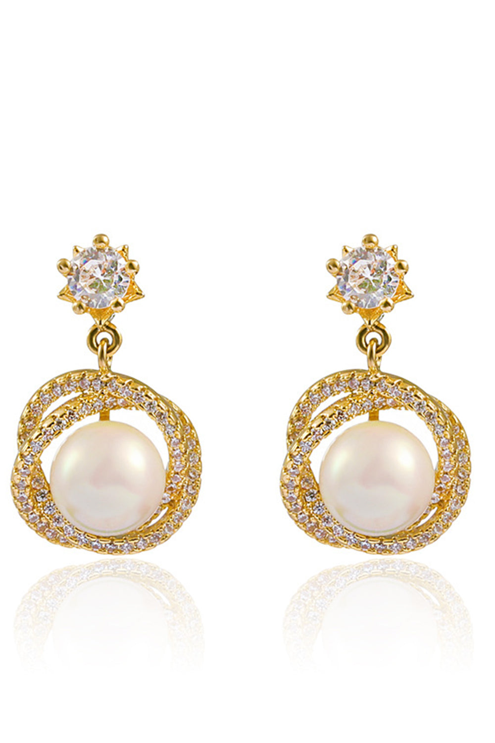 Pearl Beaded Earrings