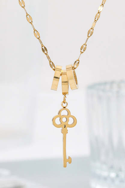 Titanium Steel Necklace with Niche Design