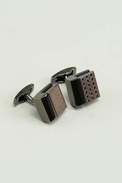 Men's Black Tuxedo Shirt Cufflinks
