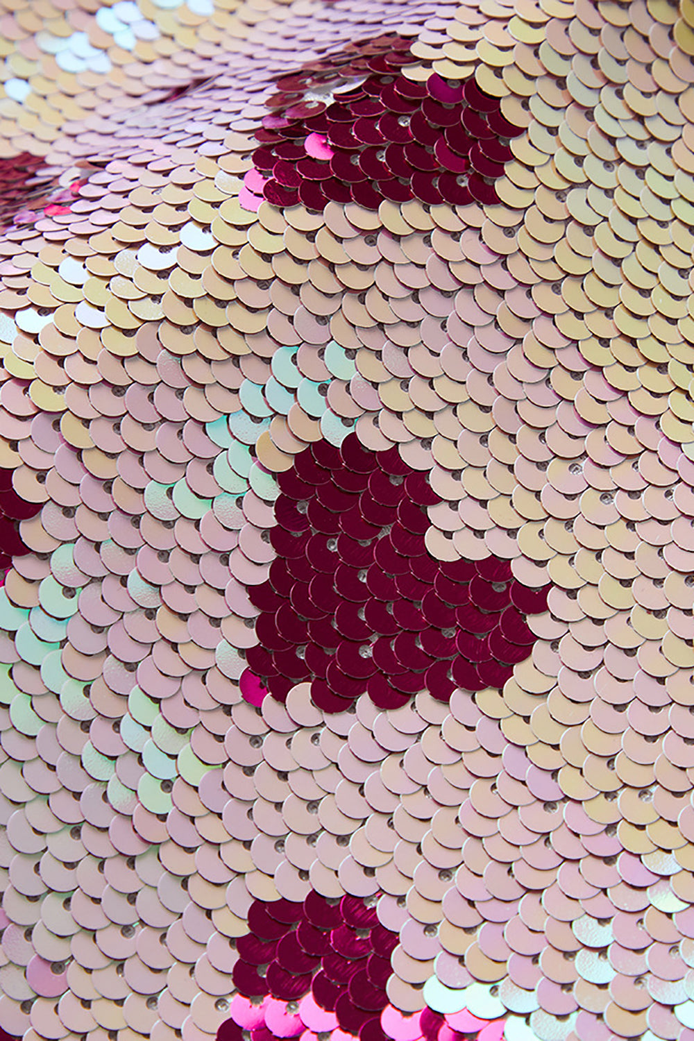 Men's Blazer with Pink Sequins and Shawl Lapel