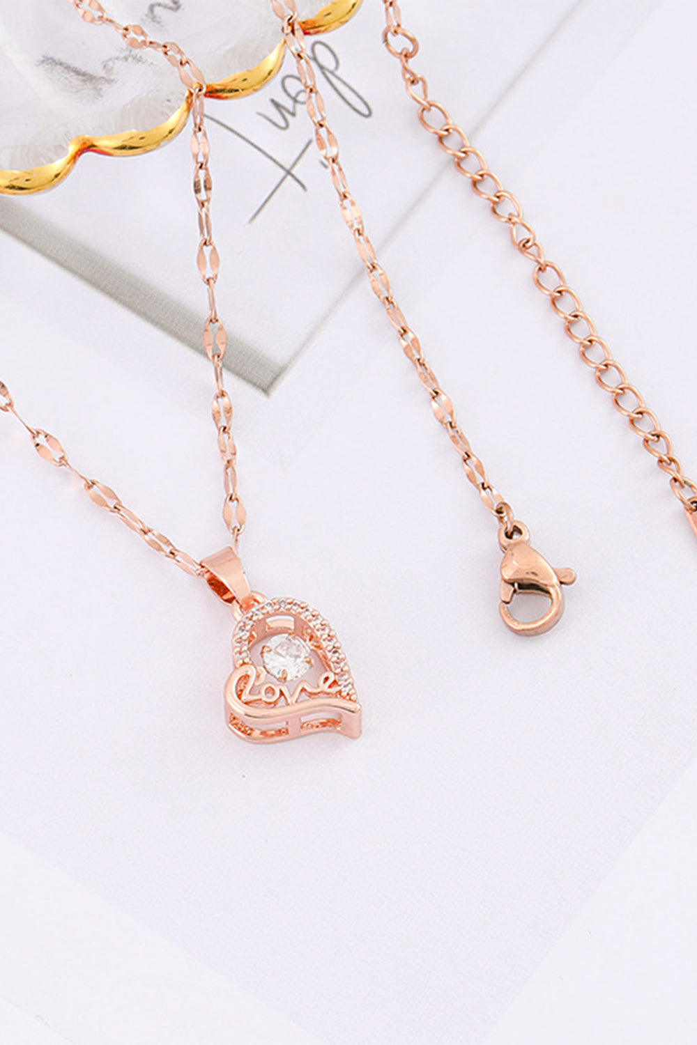 Heart-Shaped Pendant Necklace