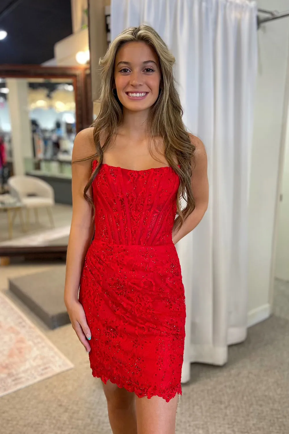 Glitter Black Strapless Bodycon Ruched Short Corset Cocktail Dress With Beading