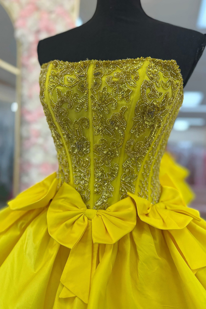 Fuchsia Strapless A Line Tiered Short Cocktail Dress With Beading