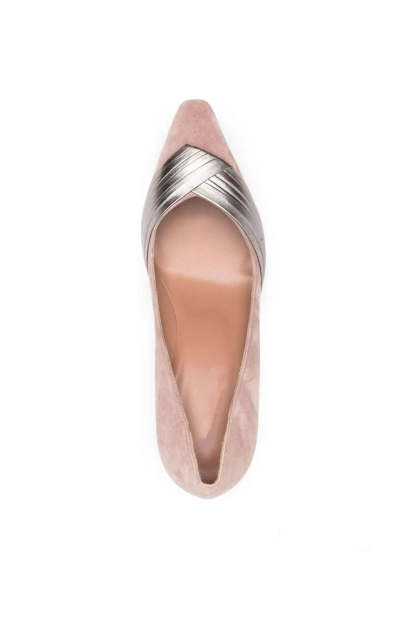 Pointed Toe High Heel Pumps in Blush