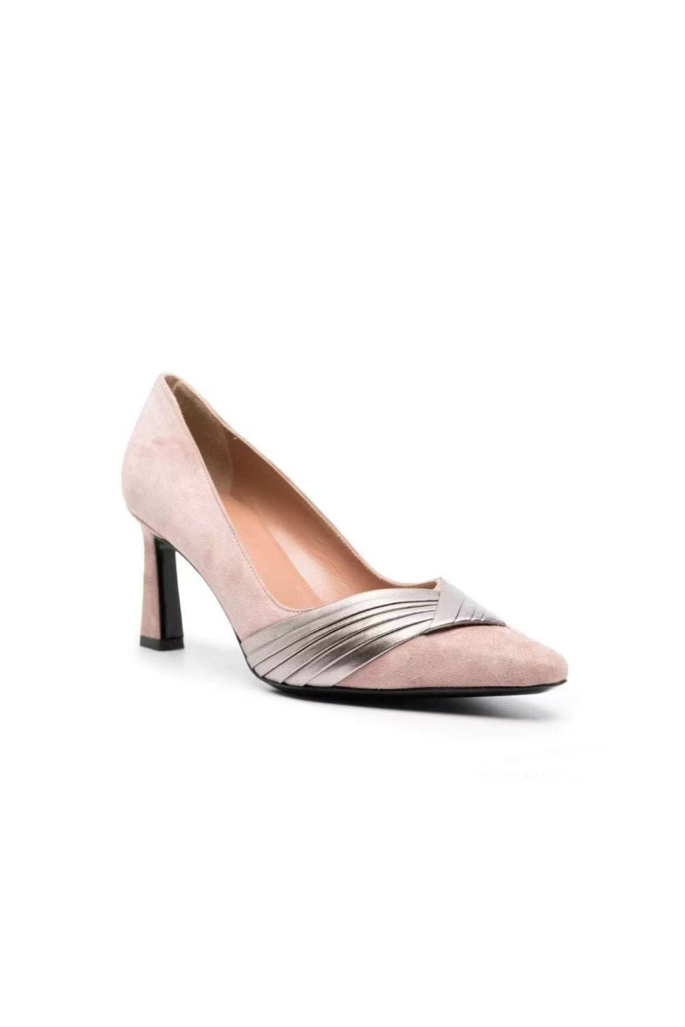 Pointed Toe High Heel Pumps in Blush