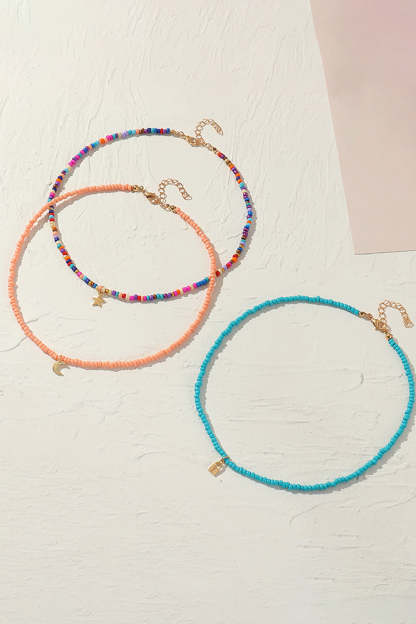 Boho Style Necklace in Three Colors
