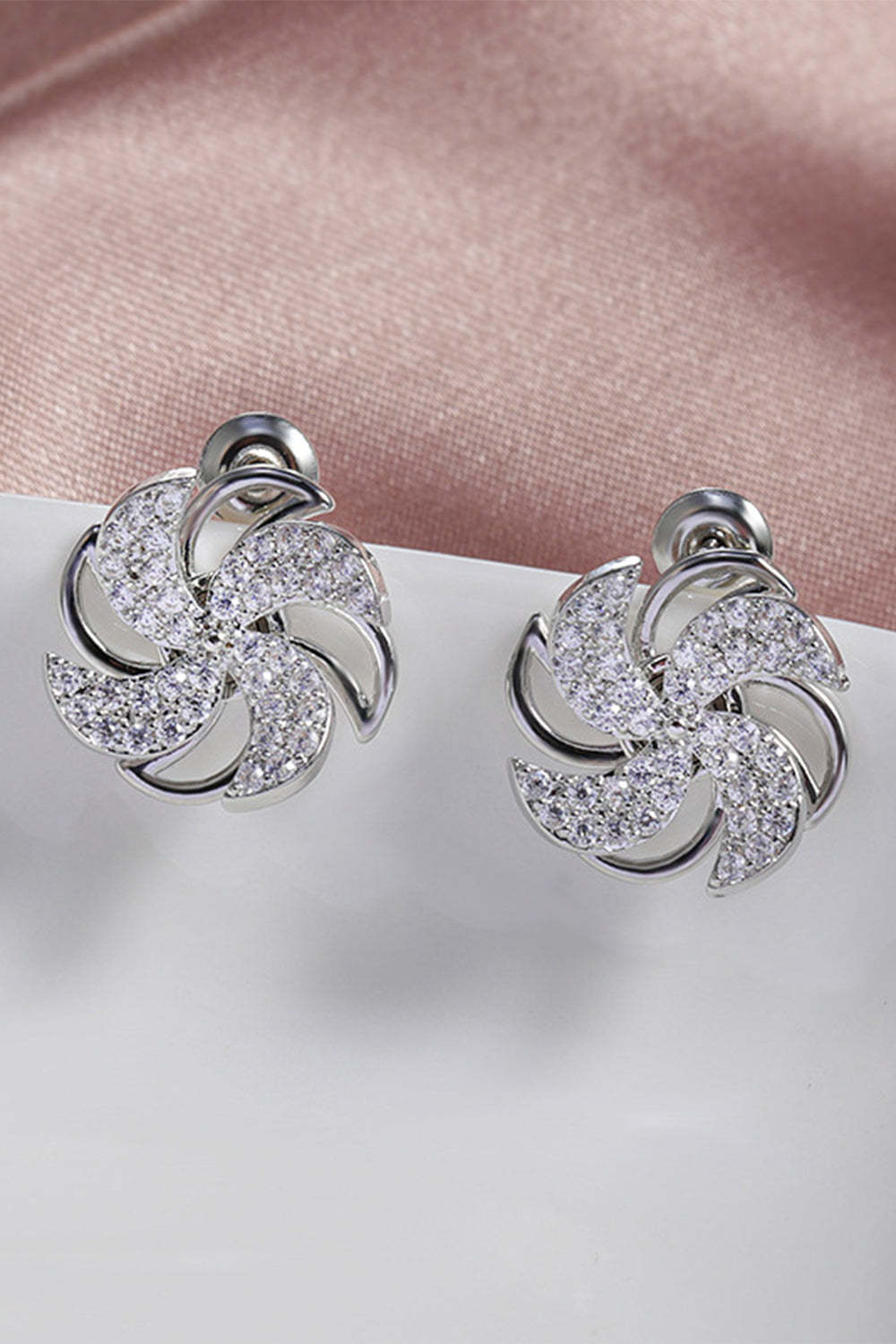 Earrings with Golden Beads