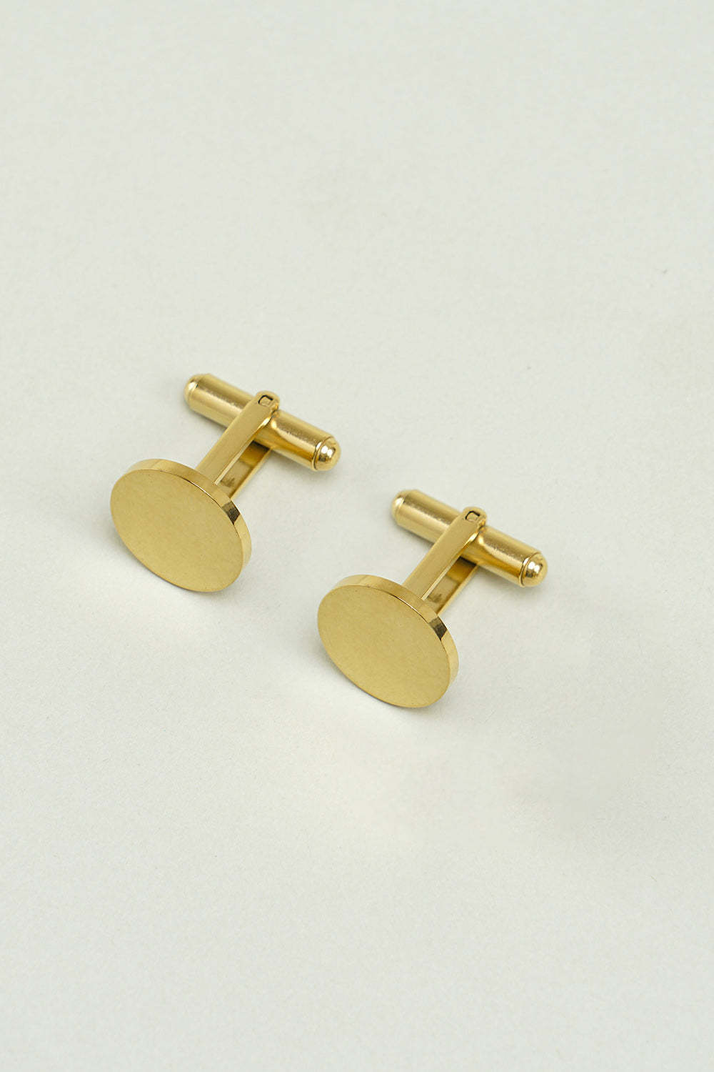 Golden Cufflinks for Men's Tuxedo