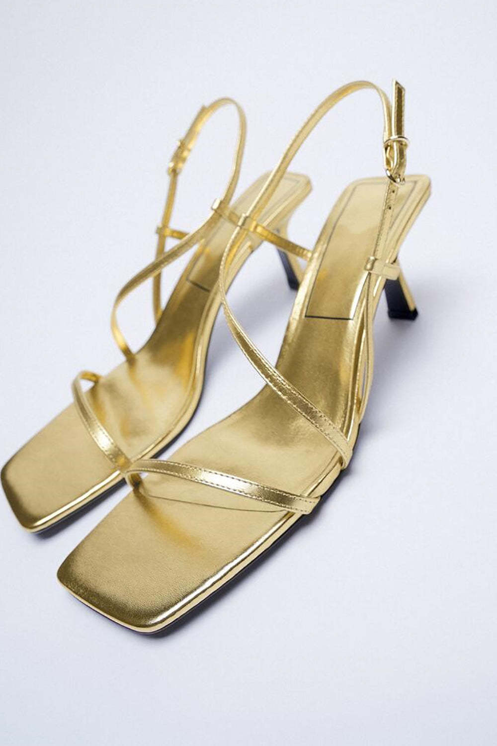 High Heels in Gold Stiletto Style