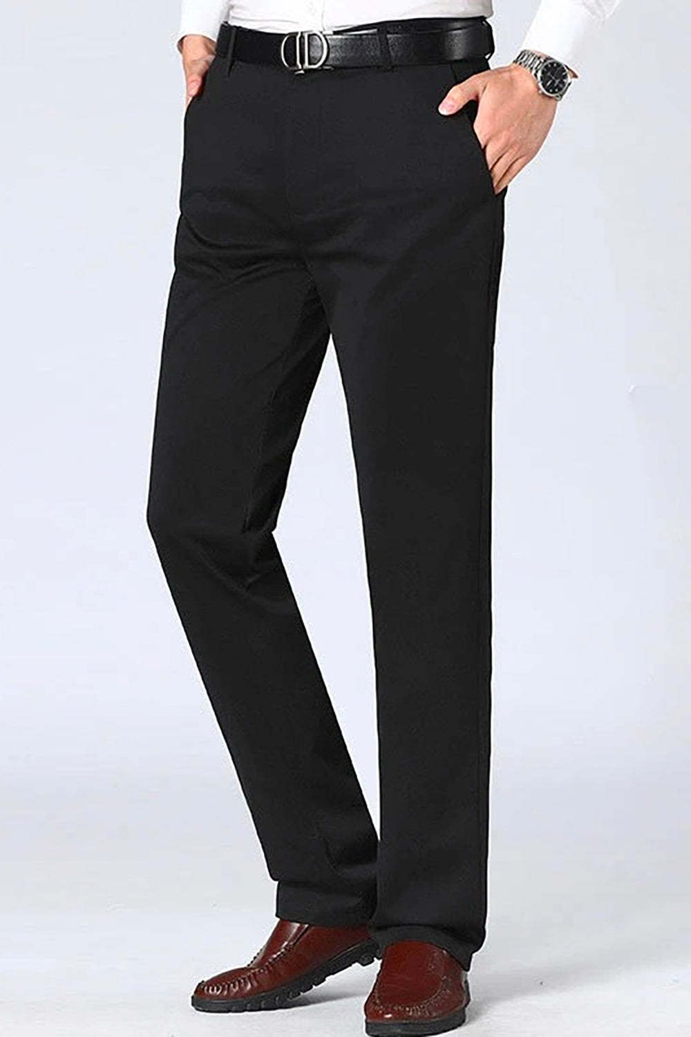 Men's 2-Piece Suits with Black Jacquard Shawl Lapel