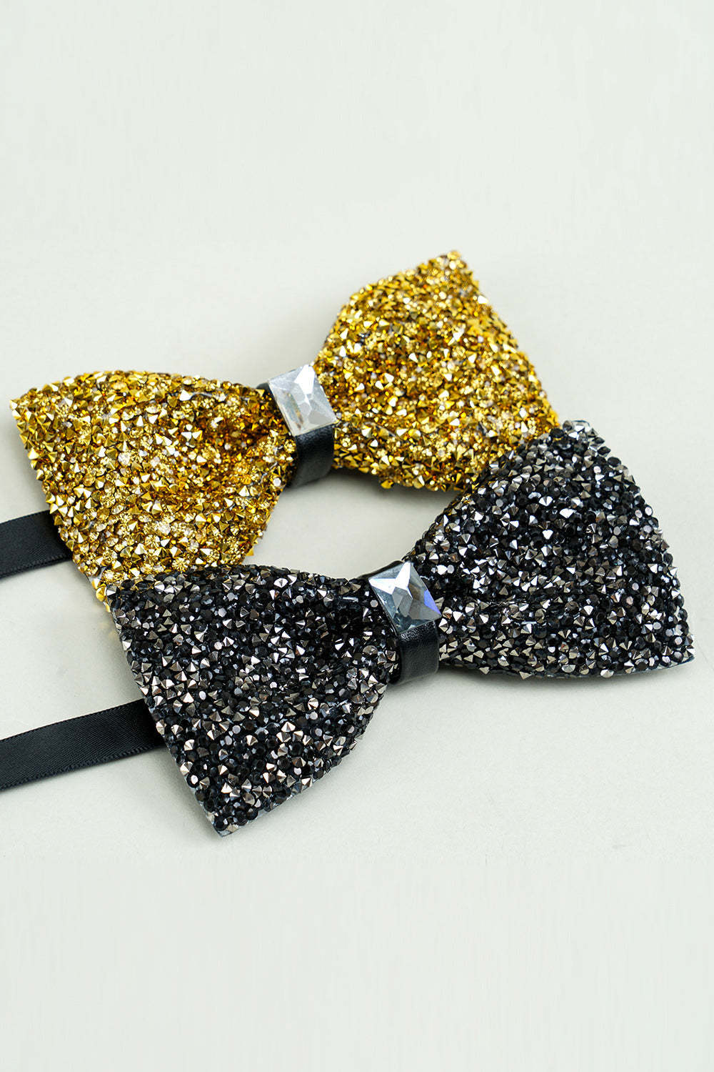Formal Tuxedo Bow Tie in Golden Adjustable