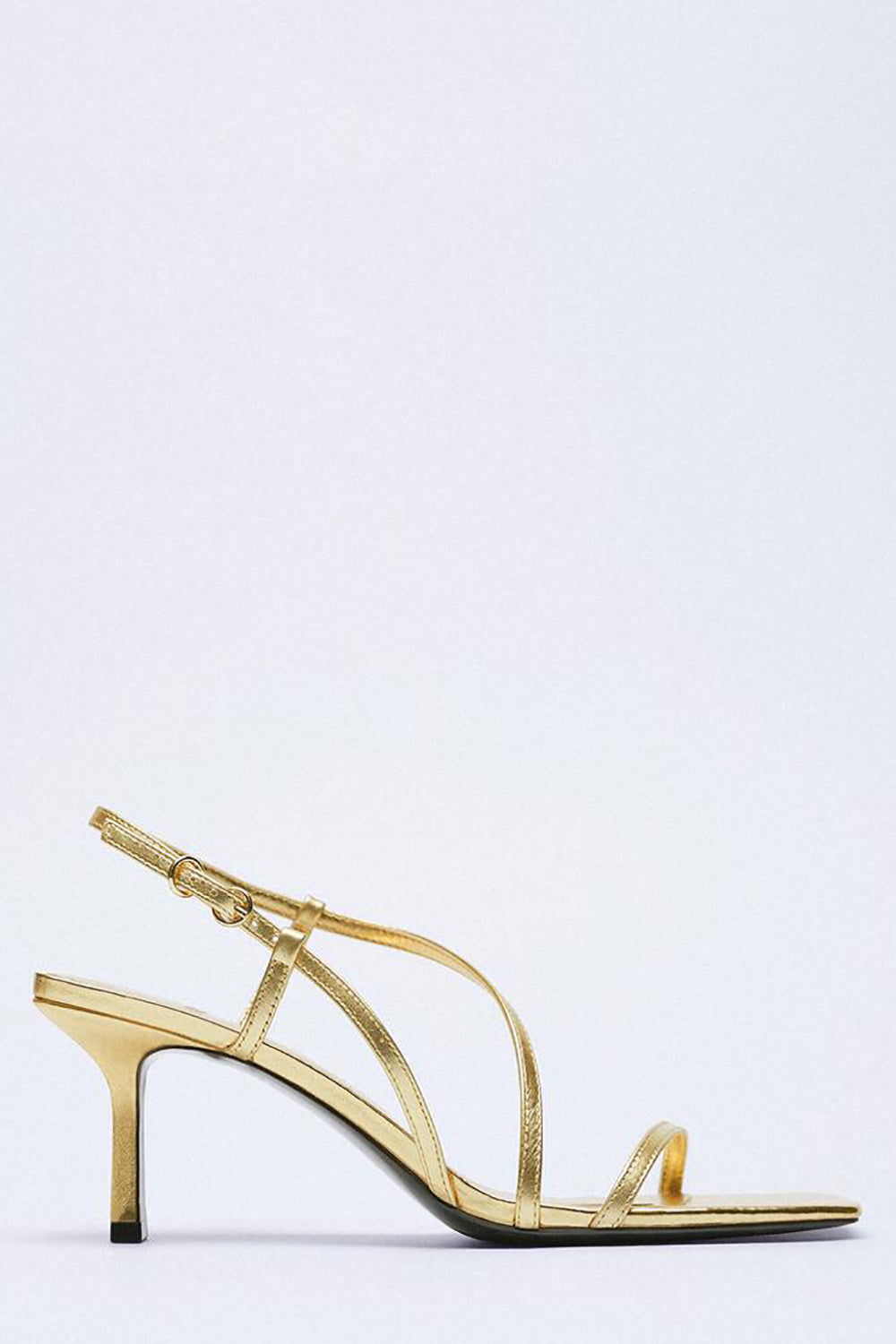 High Heels in Gold Stiletto Style