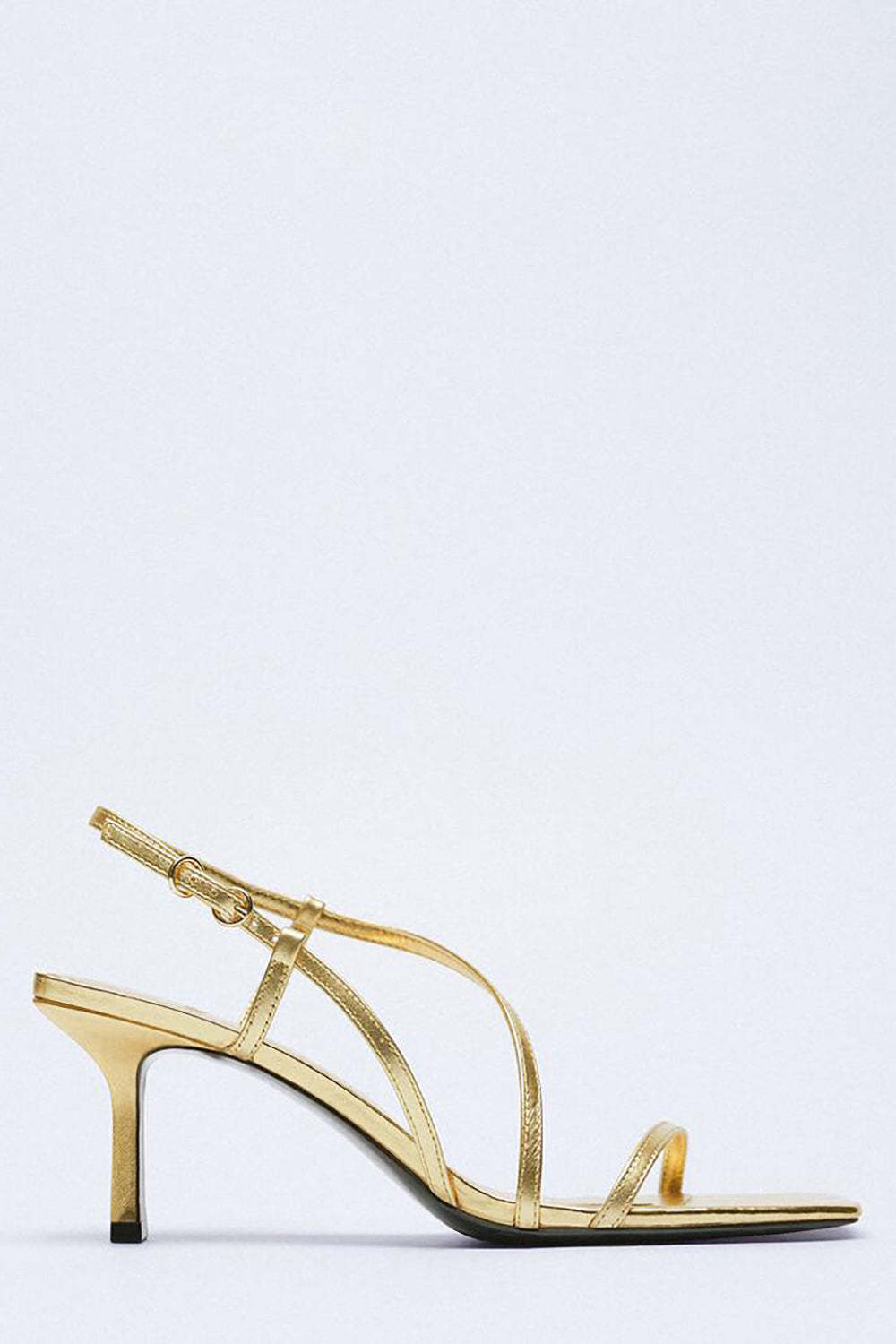 High Heels in Gold Stiletto Style