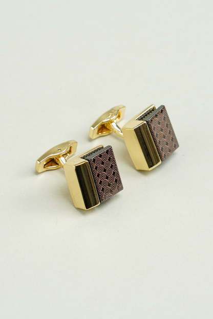 Men's Black Tuxedo Shirt Cufflinks
