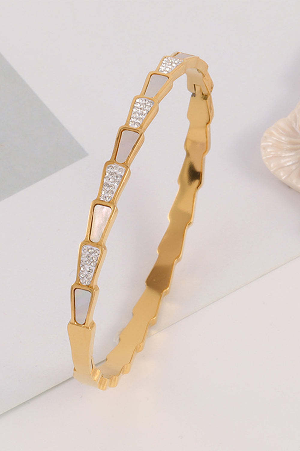 Bracelet Crafted from Snake Bone Shell