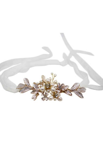 Bridal Wristband with Freshwater Pearl Jewelry