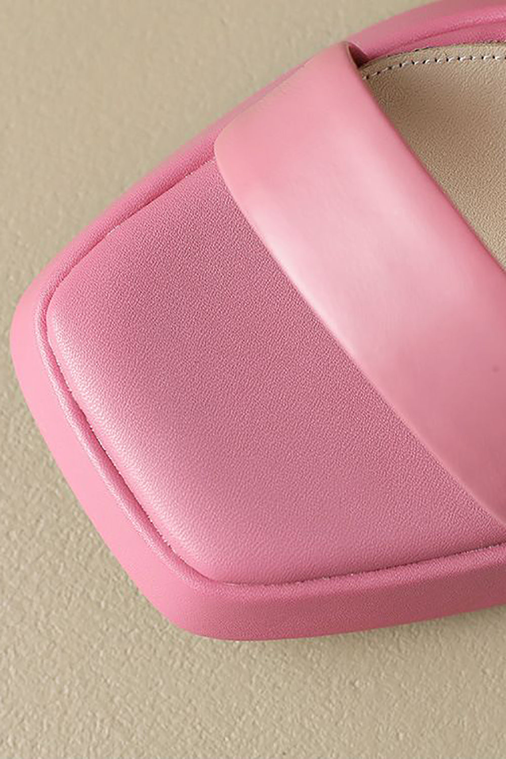 High Heeled Open Toe Sandal in Black